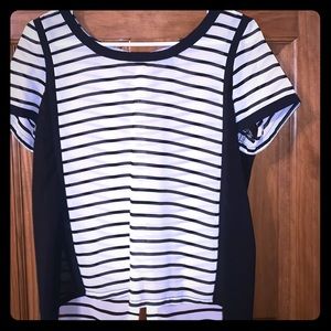 BOGO FREE like new striped sheer top